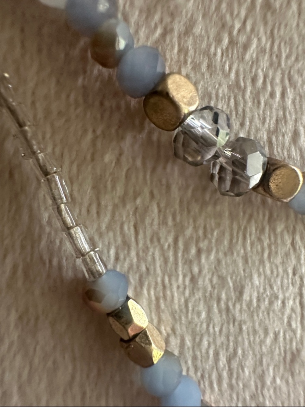 Layering Suede and Milky Crystal Coastal Cowgirl Versatile Wrapping Necklace - Picture 8 of 16